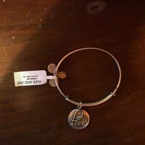 New with tag Alex and Ani love bangle